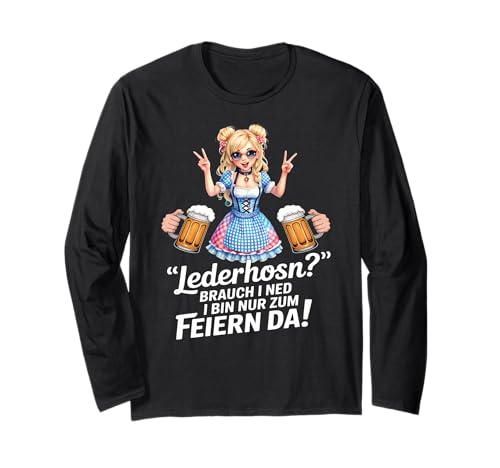 Damen Trachtenshirt Tracht Passend für Oktoberfest Frauen Langarmshirt Damen Trachtenshirt Tracht Passend für Oktoberfest Frauen Langarmshirt von Ersatz Lederhose Damen Shirt Trachtenshirt