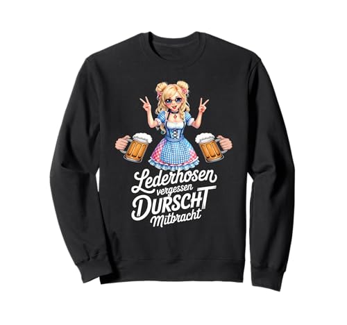 Damen Trachtenshirt Tracht Passend für Oktoberfest Frauen Sweatshirt Damen Trachtenshirt Tracht Passend für Oktoberfest Frauen Sweatshirt von Ersatz Lederhose Damen Shirt Trachtenshirt