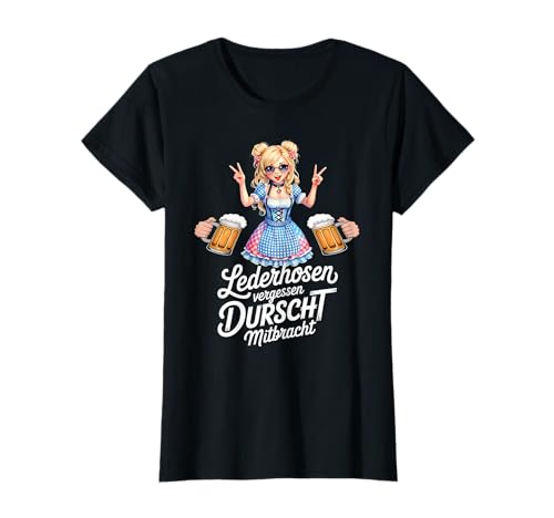 Damen Trachtenshirt Tracht Passend für Oktoberfest Frauen T-Shirt Damen Trachtenshirt Tracht Passend für Oktoberfest Frauen T-Shirt von Ersatz Lederhose Damen Shirt Trachtenshirt