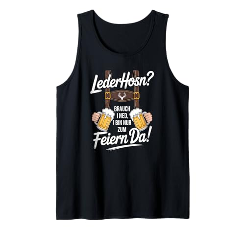 Herren Männer Trachtenshirt Tracht Passend für Oktoberfest Lausbua Tank Top Herren Männer Trachtenshirt Tracht Passend für Oktoberfest Lausbua Tank Top von Ersatz Lederhose Shirt Trachtenshirt Herren Damen