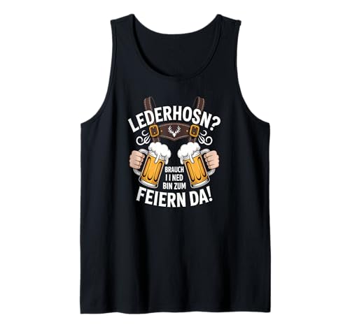 Herren Männer Trachtenshirt Tracht Passend für Oktoberfest Lausbua Tank Top Herren Männer Trachtenshirt Tracht Passend für Oktoberfest Lausbua Tank Top von Ersatz Lederhose Shirt Trachtenshirt Herren Damen