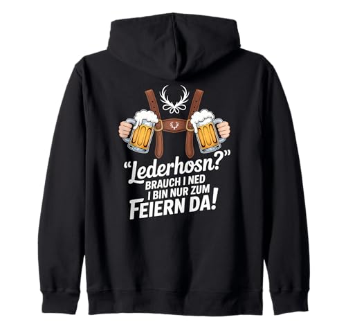 Männer Trachtenshirt Tracht Passend für Oktoberfest Lausbua Kapuzenjacke Männer Trachtenshirt Tracht Passend für Oktoberfest Lausbua Kapuzenjacke von Ersatz Lederhose Shirt Trachtenshirt Herren Damen