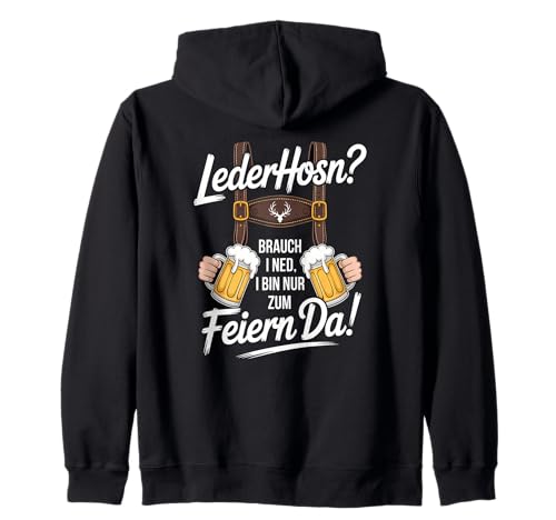 Männer Trachtenshirt Tracht Passend für Oktoberfest Lausbua Kapuzenjacke Männer Trachtenshirt Tracht Passend für Oktoberfest Lausbua Kapuzenjacke von Ersatz Lederhose Shirt Trachtenshirt Herren Damen