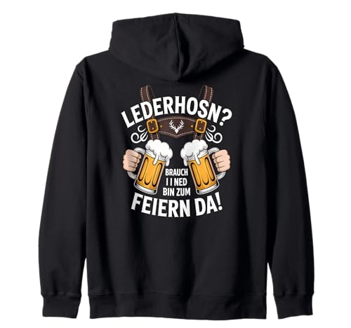 Männer Trachtenshirt Tracht Passend für Oktoberfest Lausbua Kapuzenjacke Männer Trachtenshirt Tracht Passend für Oktoberfest Lausbua Kapuzenjacke von Ersatz Lederhose Shirt Trachtenshirt Herren Damen