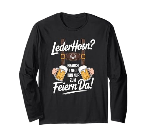 Männer Trachtenshirt Tracht Passend für Oktoberfest Lausbua Langarmshirt Männer Trachtenshirt Tracht Passend für Oktoberfest Lausbua Langarmshirt von Ersatz Lederhose Shirt Trachtenshirt Herren Damen