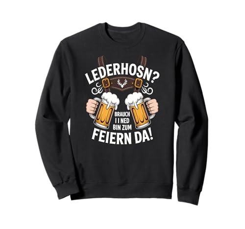 Männer Trachtenshirt Tracht Passend für Oktoberfest Lausbua Sweatshirt Männer Trachtenshirt Tracht Passend für Oktoberfest Lausbua Sweatshirt von Ersatz Lederhose Shirt Trachtenshirt Herren Damen
