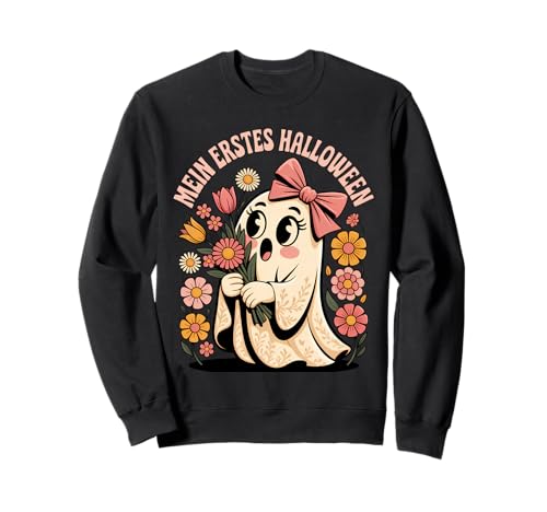Mein Erstes Halloween Süßer Geist Mädchen Frauen Kinder Fun Sweatshirt Mein Erstes Halloween Süßer Geist Mädchen Frauen Kinder Fun Sweatshirt von Erste Halloween Süßer Blumen Geist Niedlich Kinder