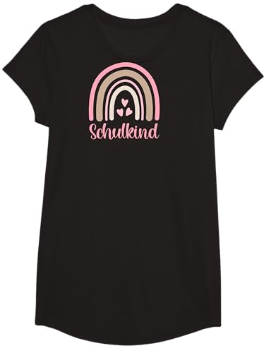 Schulkind Regenbogen Schulanfang Mädchen Einschulung T-Shirt Schulkind Regenbogen Schulanfang Mädchen Einschulung T-Shirt von Erste Klasse Grundschule Erstklässlerin Schule