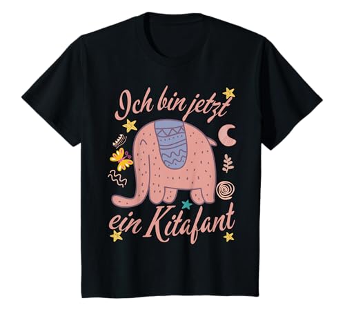 Elefant Kindergartenstart 2025 Mädchen Kindergarten und Kita T-Shirt Elefant Kindergartenstart 2025 Mädchen Kindergarten und Kita T-Shirt von Erster Tag Kita und Kindergarten Shirt Designs