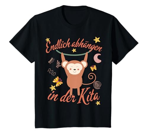 Kindergarten Affe Kindergartenstart Mädchen Junge 2025 Kita T-Shirt Kindergarten Affe Kindergartenstart Mädchen Junge 2025 Kita T-Shirt von Erster Tag Kita und Kindergarten Shirt Designs
