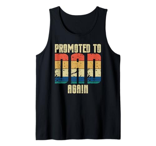 Herren Beförderung Zum Papa Again Retro Fatherhood Tank Top Herren Beförderung Zum Papa Again Retro Fatherhood Tank Top von Erstes Mal Vater Und Vaterschaft Bekleidung