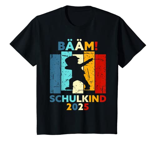 Kinder Bääm! Schulkind 2025 Einschulung Grundschule Erster Schultag T-Shirt von Erstklässler Einschulungsgeschenke Schulanfang