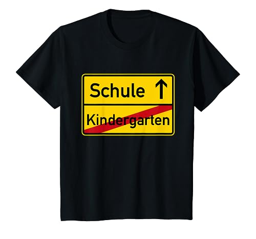 Kinder Schule Einschulung Ortsschild Kindergarten Erstklässler T-Shirt Kinder Schule Einschulung Ortsschild Kindergarten Erstklässler T-Shirt von Erstklässler Schulanfang Ortsschild Design