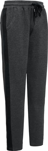 Erwin Müller Damen-Freizeithose, lang anthrazit meliert-schwarz Größe 48/50 von Erwin Müller