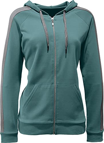 Erwin Müller Damen-Freizeitjacke Petrol-grau Größe 40/42 von Erwin Müller