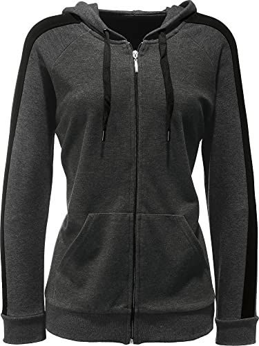 Erwin Müller Damen-Freizeitjacke anthrazit meliert-schwarz Größe 40/42 von Erwin Müller