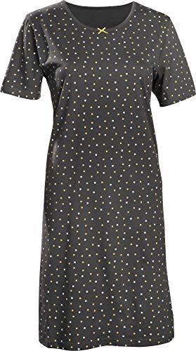 Erwin Müller Damen-Nachthemd Single-Jersey Graphit Größe 44 von Erwin Müller