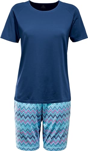 Erwin Müller Damen-Shorty Single-Jersey blau Größe 38 von Erwin Müller