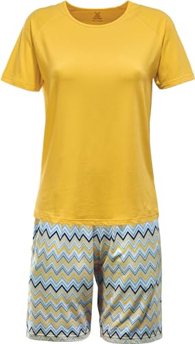 Erwin Müller Damen-Shorty Single-Jersey gelb Größe 44 von Erwin Müller