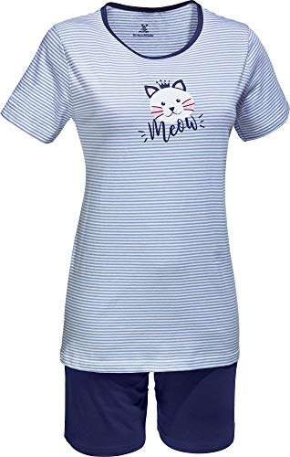 Erwin Müller Damen-Shorty Single-Jersey hellblau Größe 46 von Erwin Müller