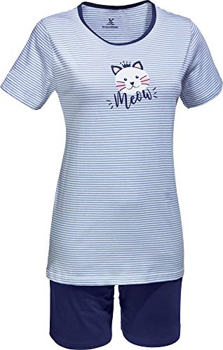 Erwin Müller Damen-Shorty Single-Jersey hellblau Größe 48 von Erwin Müller