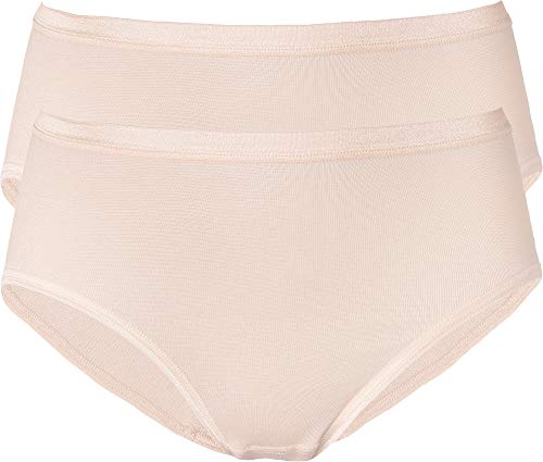 Erwin Müller Damen-Slip 2er-Pack Modal Ecru Größe 38/40 von Erwin Müller
