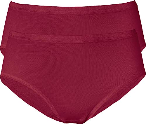Erwin Müller Damen-Slip 2er-Pack Modal Rubin Größe 38/40 von Erwin Müller