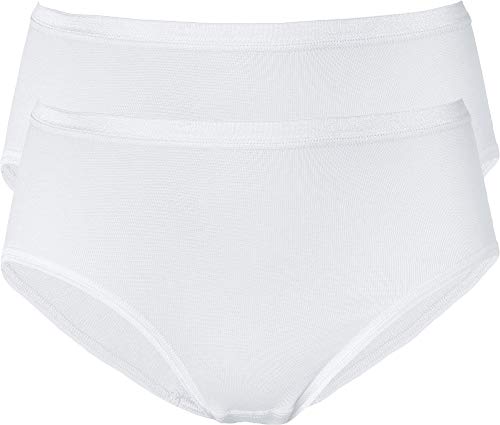 Erwin Müller Damen-Slip 2er-Pack Modal weiß Größe 42/44 von Erwin Müller