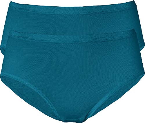 Erwin Müller Damen-Slip 2er-Pack Modal Petrol Größe 42/44 von Erwin Müller