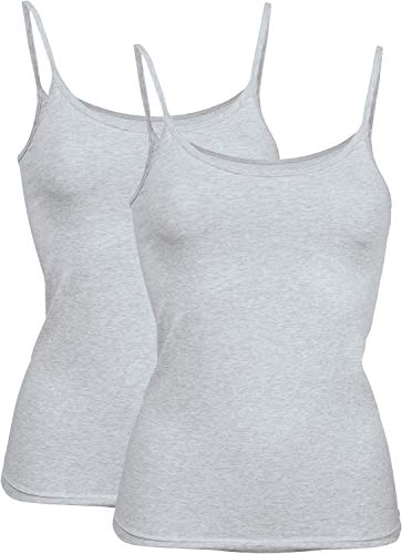 Erwin Müller Damen-Unterhemd 2er-Pack Single-Jersey hellgrau-meliert Größe 42 Erwin Müller Damen-Unterhemd 2er-Pack Single-Jersey hellgrau-meliert Größe 42 von Erwin Müller
