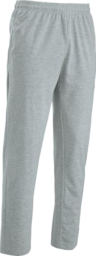 Erwin Müller Herren-Freizeithose, lang grau meliert Größe 27 von Erwin Müller
