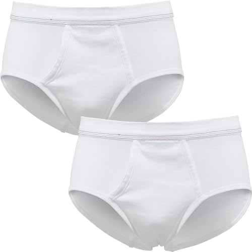 Erwin Müller Herren-Slip 2er-Pack Feinripp weiß Größe 7 von Erwin Müller