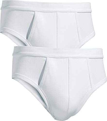 Erwin Müller Herren-Slip 2er-Pack Single-Jersey weiß Größe 7 von Erwin Müller
