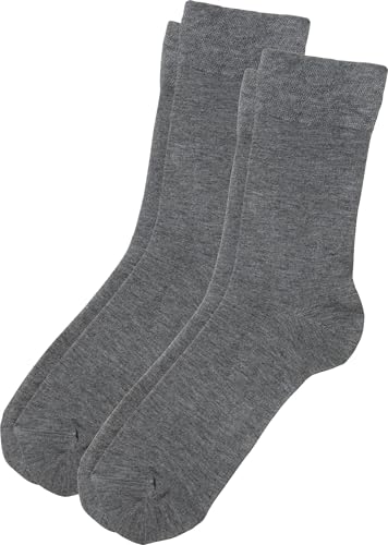 Erwin Müller Herren-Socken 2 Paar grau Größe 39-42 von Erwin Müller