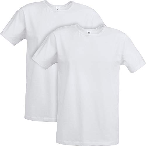 Erwin Müller Herren Unterhemd, T-Shirt Single-Jersey 2er-Pack weiß Größe 6 - weich, dehnbar, fromtreu Erwin Müller Herren Unterhemd, T-Shirt Single-Jersey 2er-Pack weiß Größe 6 - weich, dehnbar, fromtreu von Erwin Müller