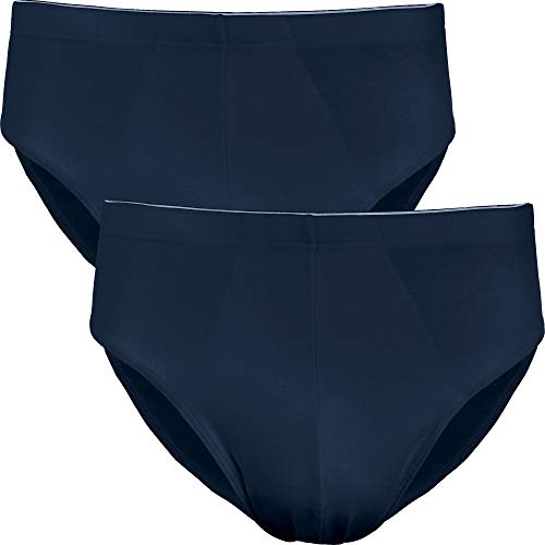 Erwin Müller Herren Unterhemd Single-Jersey 2er-Pack dunkelblau Größe 9 - weich, dehnbar, fromtreu Erwin Müller Herren Unterhemd Single-Jersey 2er-Pack dunkelblau Größe 9 - weich, dehnbar, fromtreu von Erwin Müller