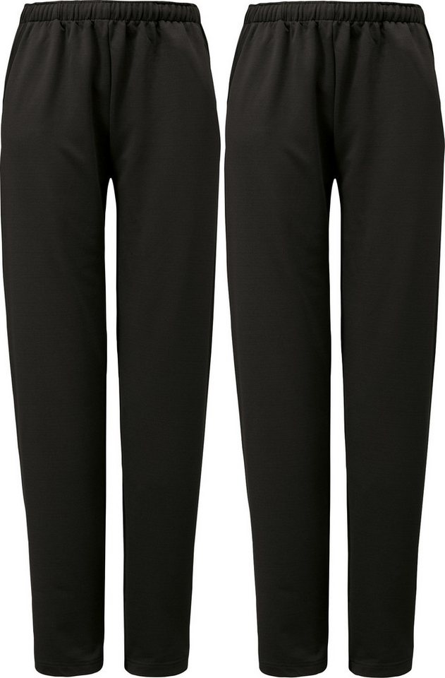 Erwin Müller Jogginghose Damen-Freizeithose, lang 2er-Pack Uni von Erwin Müller