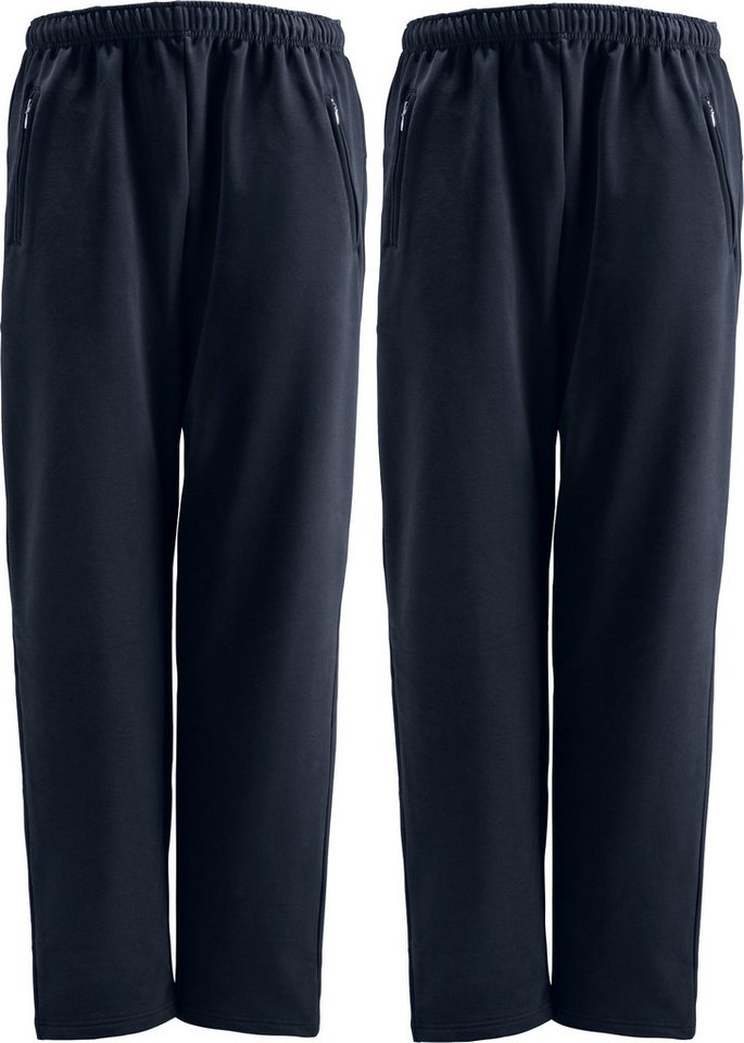 Erwin Müller Jogginghose Herren-Freizeithose 2er-Pack Uni von Erwin Müller