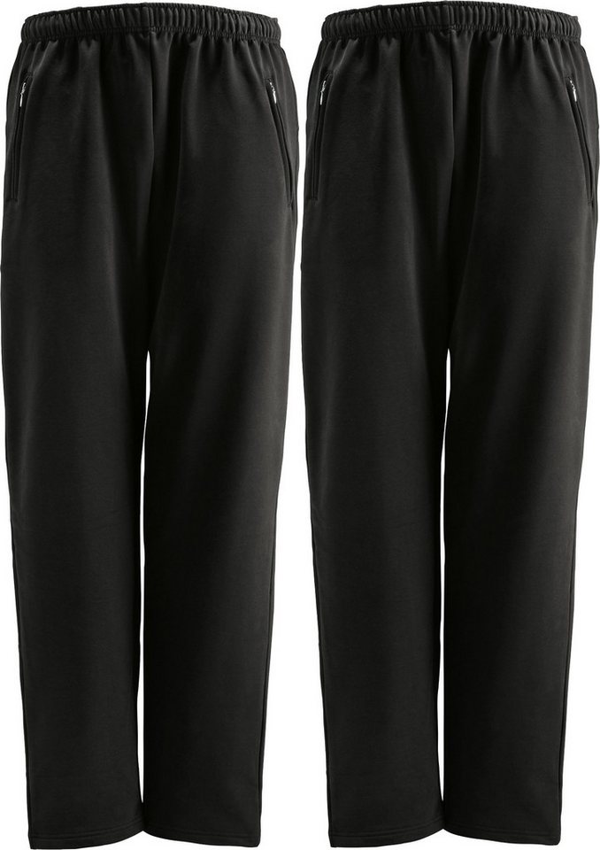 Erwin Müller Jogginghose Herren-Freizeithose 2er-Pack Uni von Erwin Müller