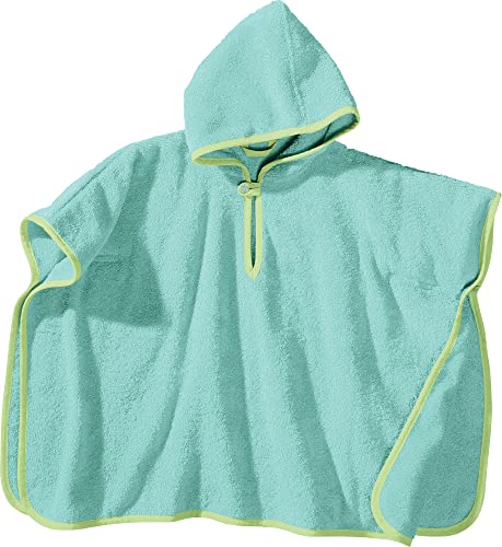 Erwin Müller Kinder-Poncho mit Kapuze Walk-Frottier mint Größe 50x70 cm von Erwin Müller