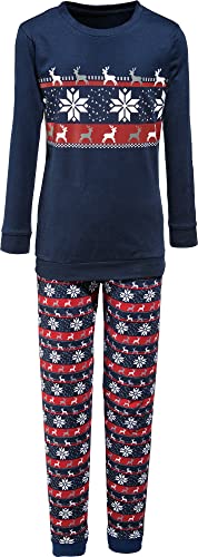 Erwin Müller Kinder-Schlafanzug Single-Jersey dunkelblau Größe 134/140 von Erwin Müller