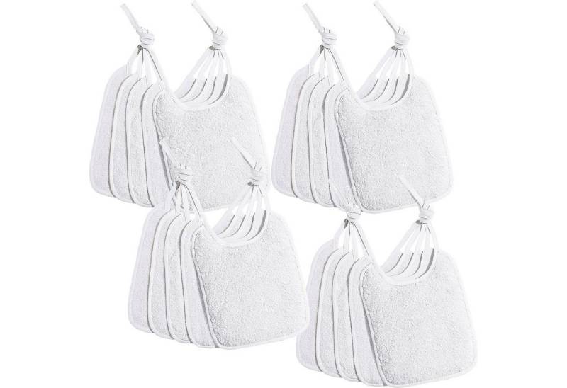 Erwin Müller Lätzchen Lätzchen 20er-Pack, Frottier Uni von Erwin Müller