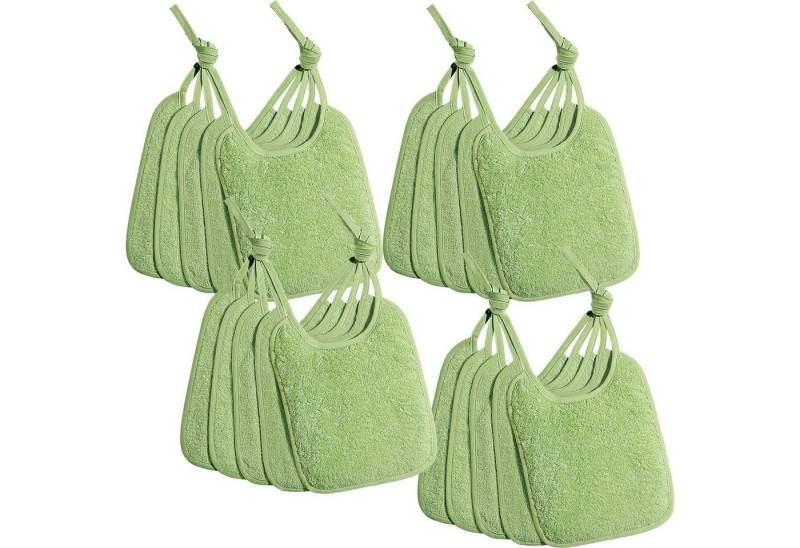 Erwin Müller Lätzchen Lätzchen 20er-Pack, Frottier Uni von Erwin Müller