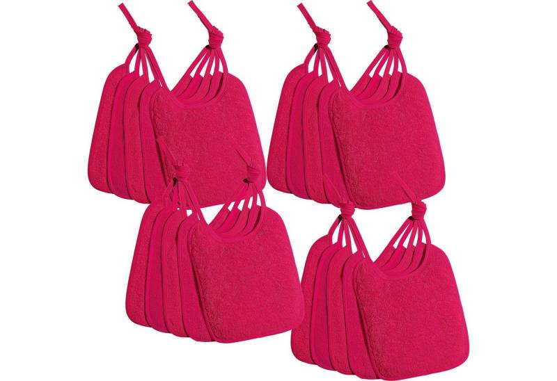 Erwin Müller Lätzchen Lätzchen 20er-Pack, Frottier Uni von Erwin Müller