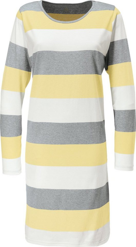 Erwin Müller Nachthemd Damen-Nachthemd Single-Jersey Streifen von Erwin Müller