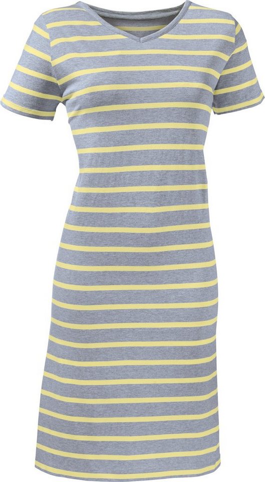 Erwin Müller Nachthemd Damen-Nachthemd Single-Jersey Streifen von Erwin Müller