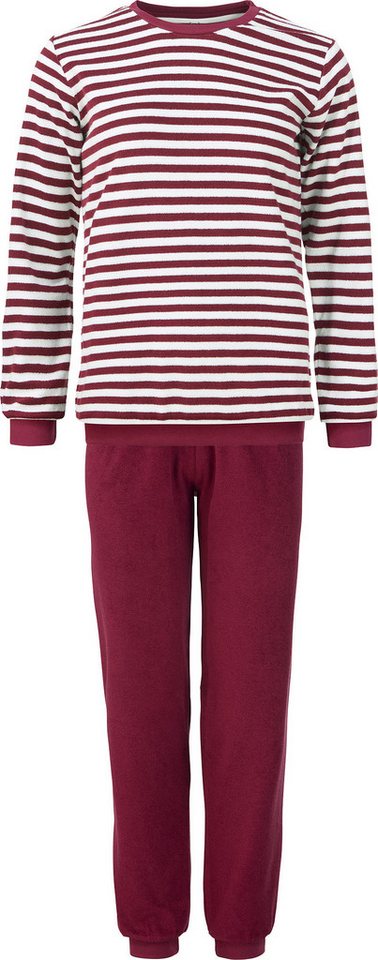 Erwin Müller Pyjama Damen-Schlafanzug Frottee Streifen von Erwin Müller