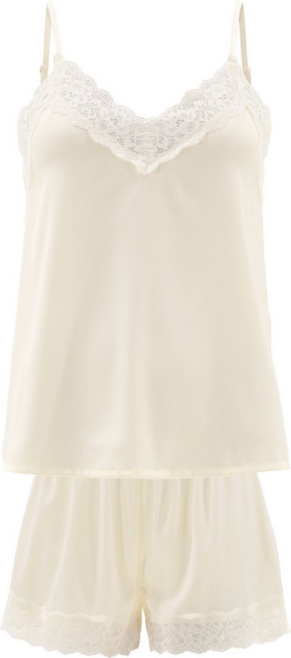 Erwin Müller Pyjama Damen-Shorty Satin Uni von Erwin Müller