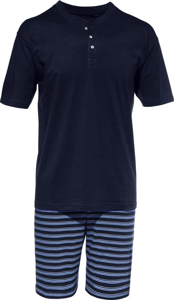 Erwin Müller Pyjama Herren-Shorty Single-Jersey Streifen von Erwin Müller