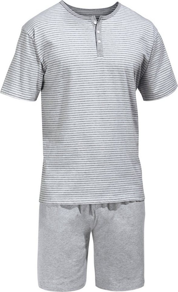 Erwin Müller Pyjama Herren-Shorty Single-Jersey Streifen von Erwin Müller